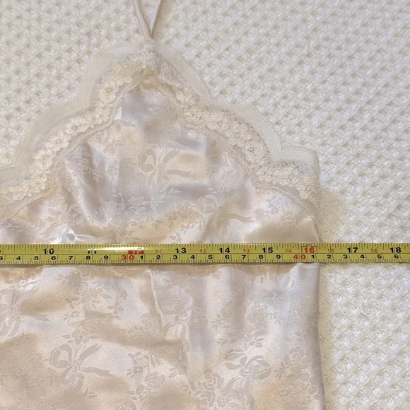 Christian Dior Vintage Lace Trim Embellished Lingerie Camisole Top - Picture 5 of 11